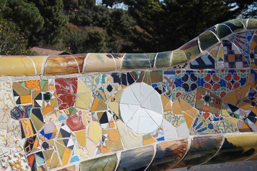 mosaïques barcelone park guell